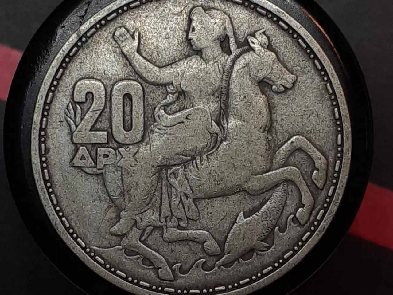 Billede 1 - Grækenland 20 Drachmai 1960, sølv