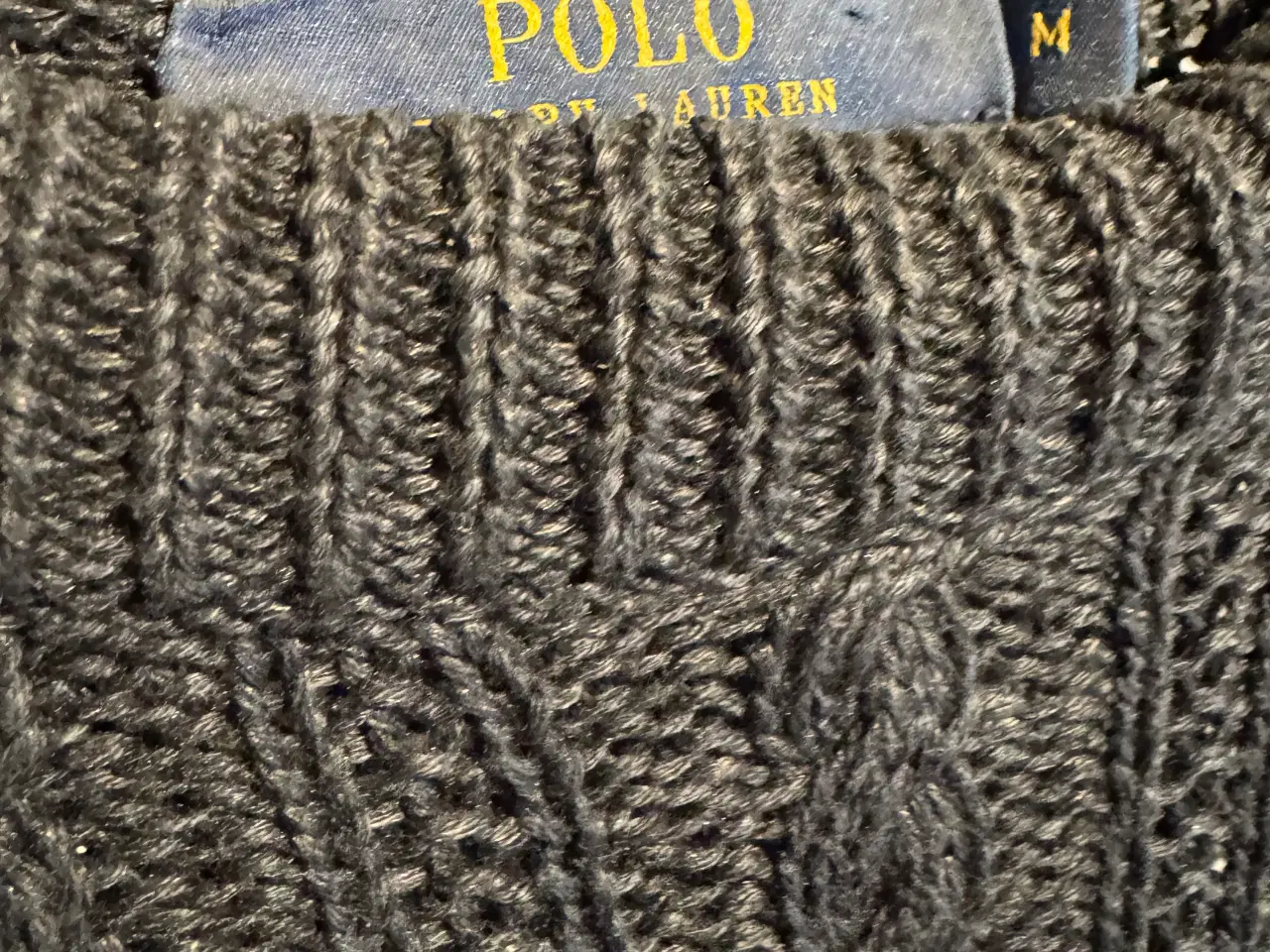 Billede 2 - Ralph Lauren Kabel-Strikkjole str. M