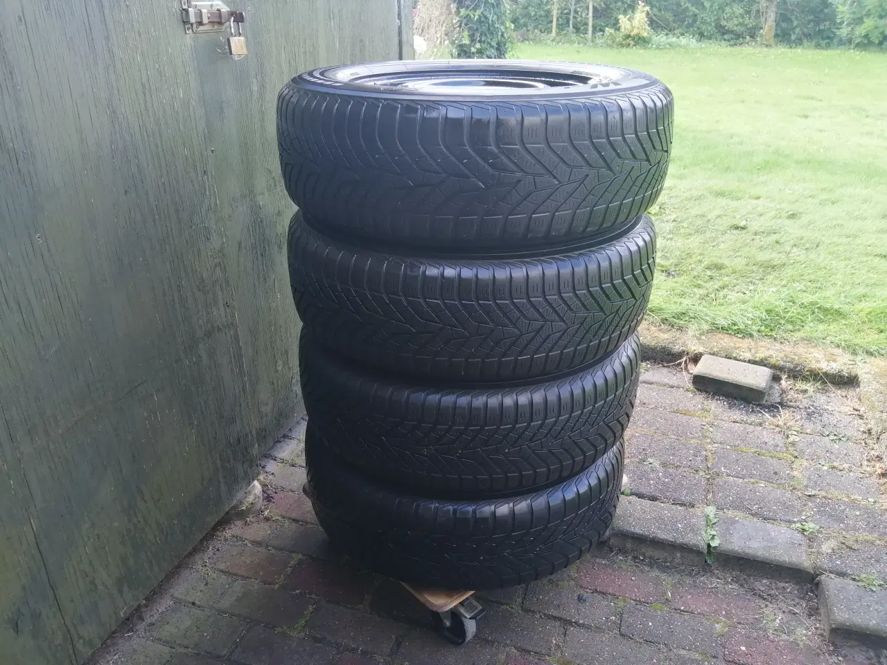 Billede 1 - 16" Vinterdæk, Tpms , 5x114,3 . Vinterhjul,