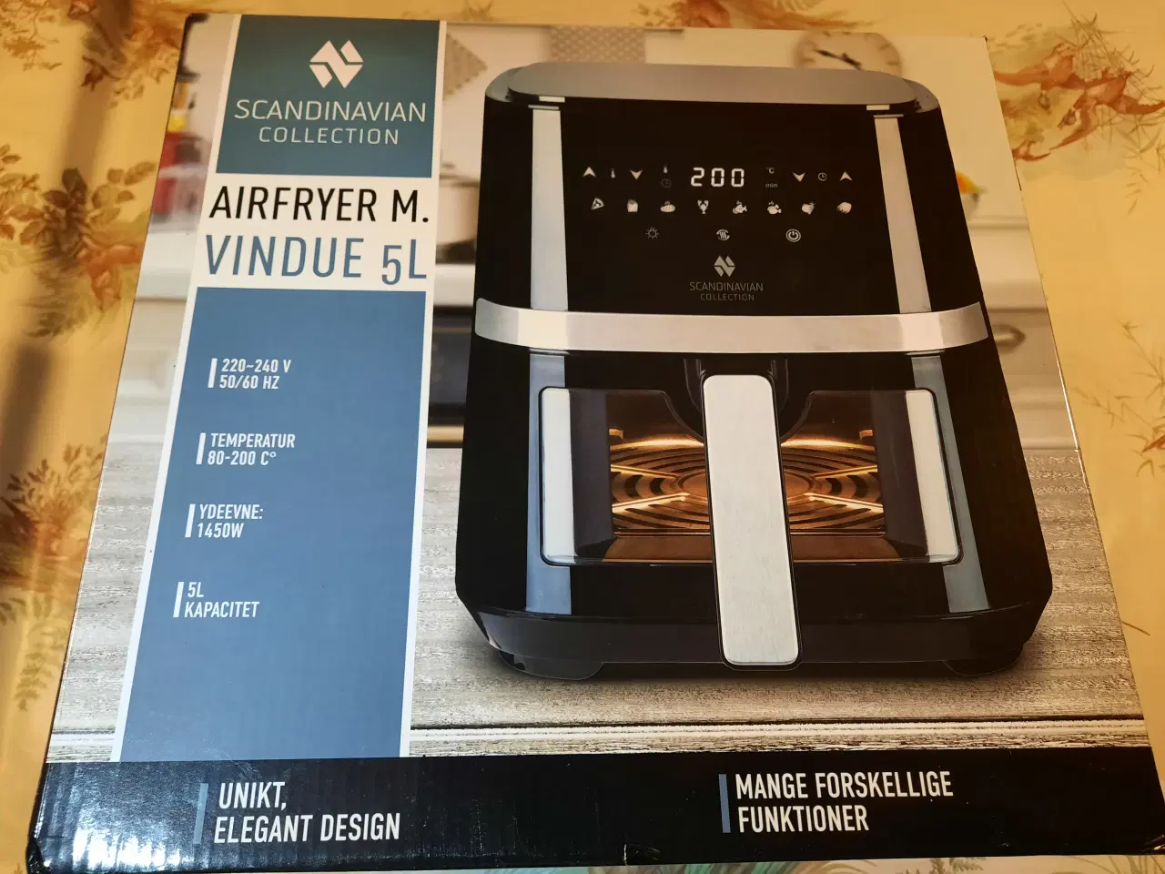 Billede 4 - Airfryer med Vindue. 5 liter S.C