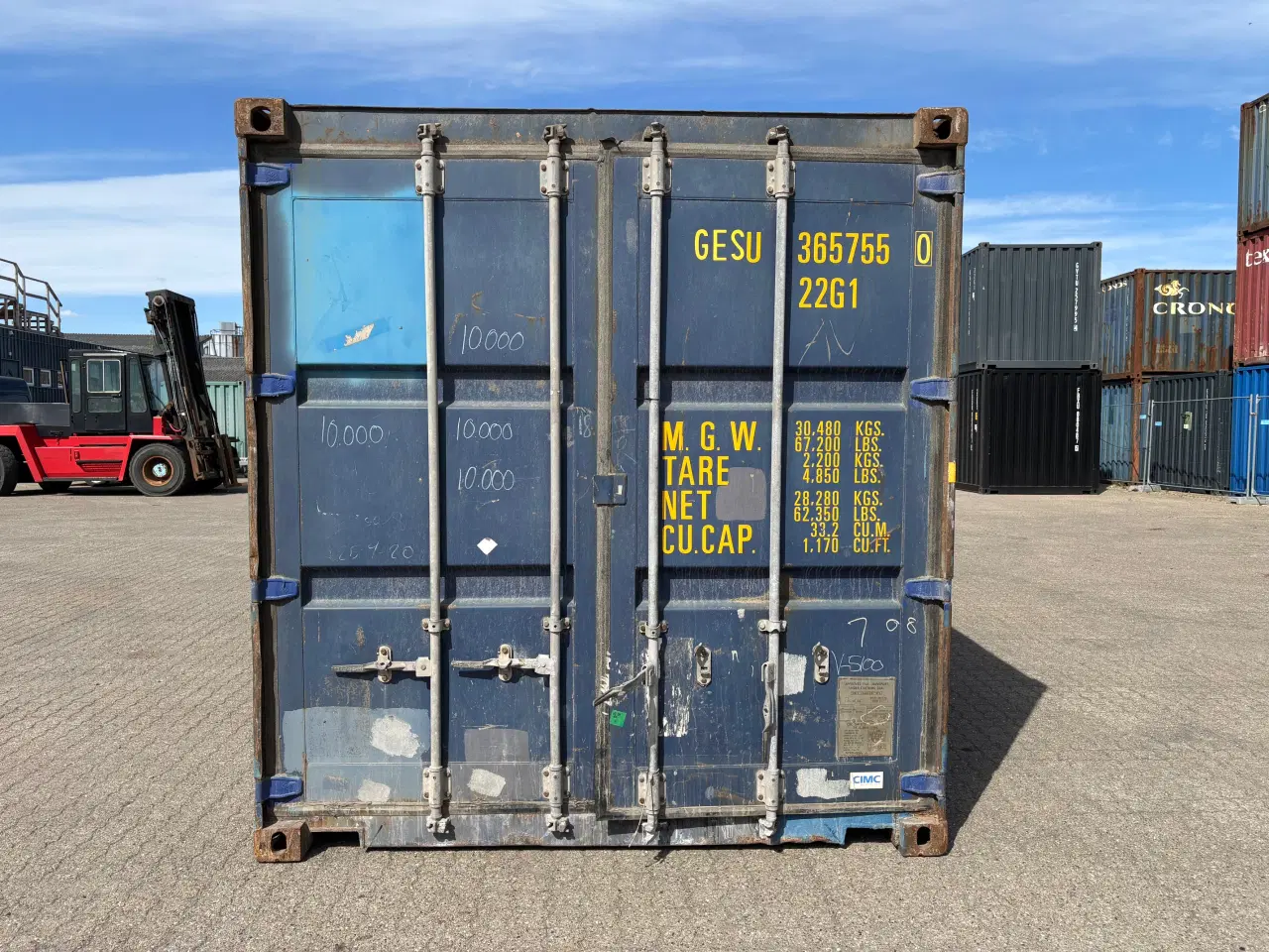 Billede 1 - 20 fods Container- ID: GESU 365755-0
