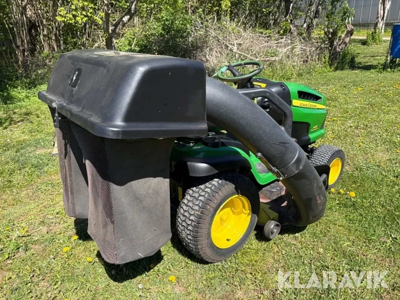 Billede 5 - Havetraktor John Deere 145B med opsamler