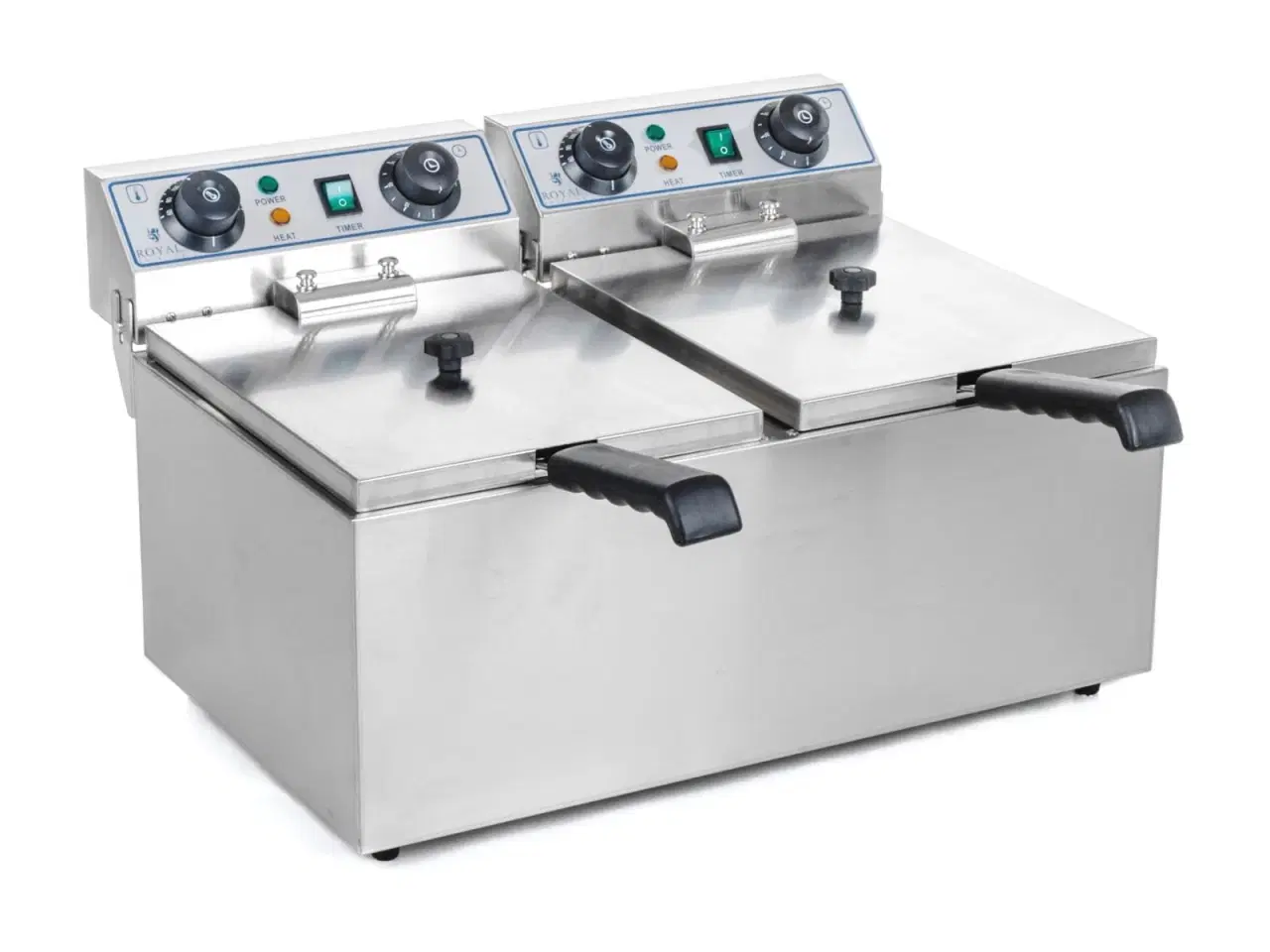 Billede 1 - Frituregryde 2x 13 Liter – med Nedtællingsur