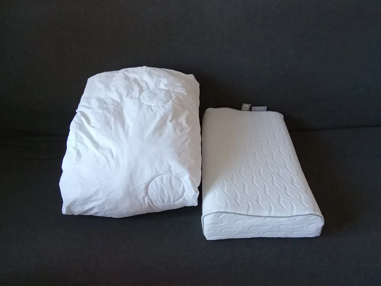 Billede 1 - Ny Wellpur pude + dyne ialt 100 kr.