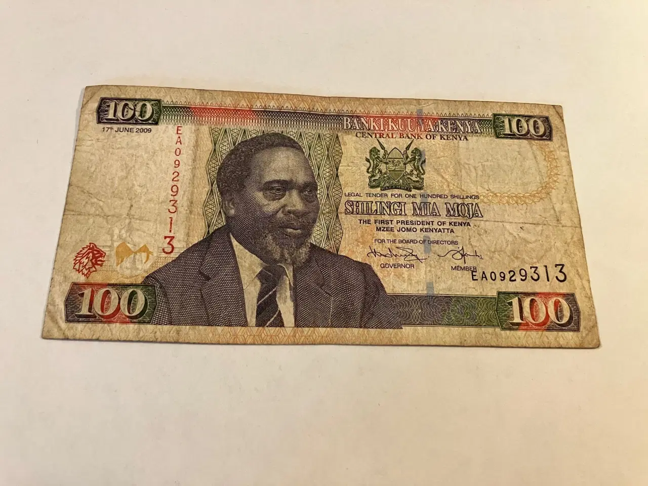 Billede 1 - 100 Shillings Kenya 2009