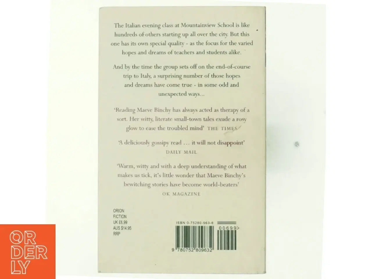 Billede 3 - Evening class af Maeve Binchy (Bog)