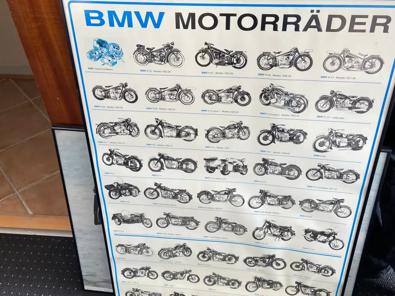Billede 1 - BMW. Plakat/poster