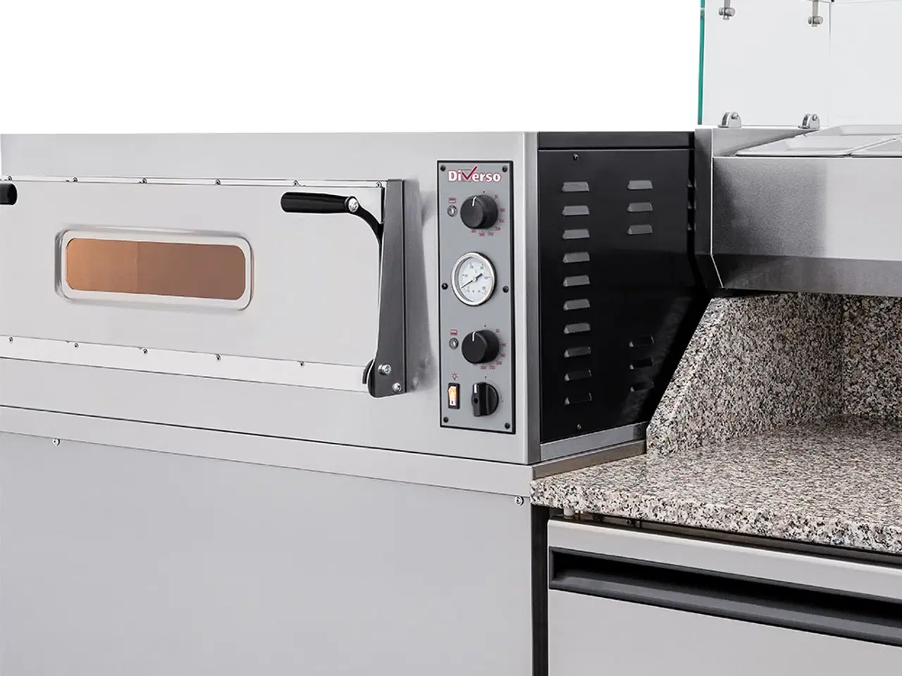 Billede 2 -  Elektrisk pizzaovn 2x 3 pizzaer Ø 35 cm – dobbelt