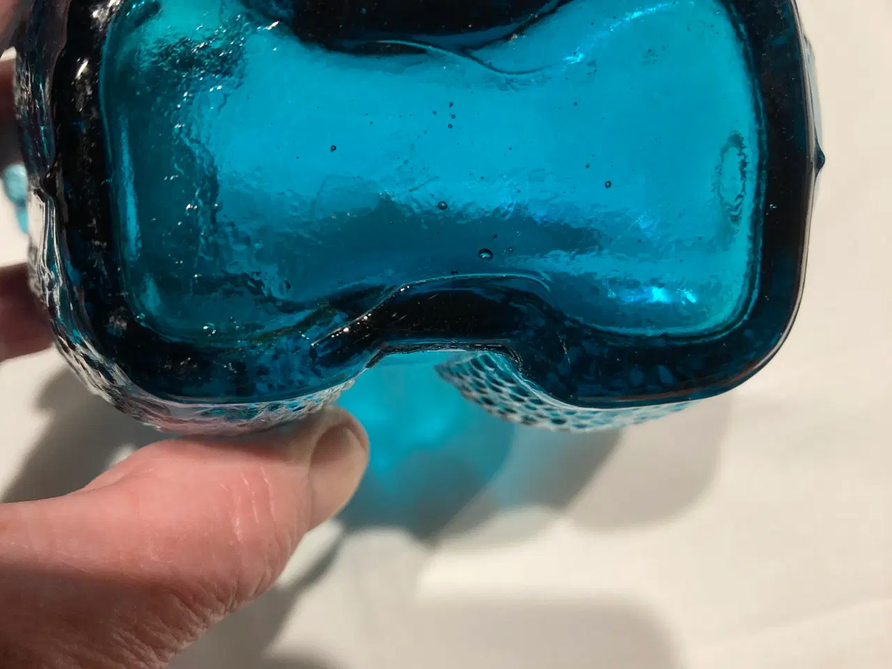 Billede 7 - Blå Empoli karaffel puddelhund