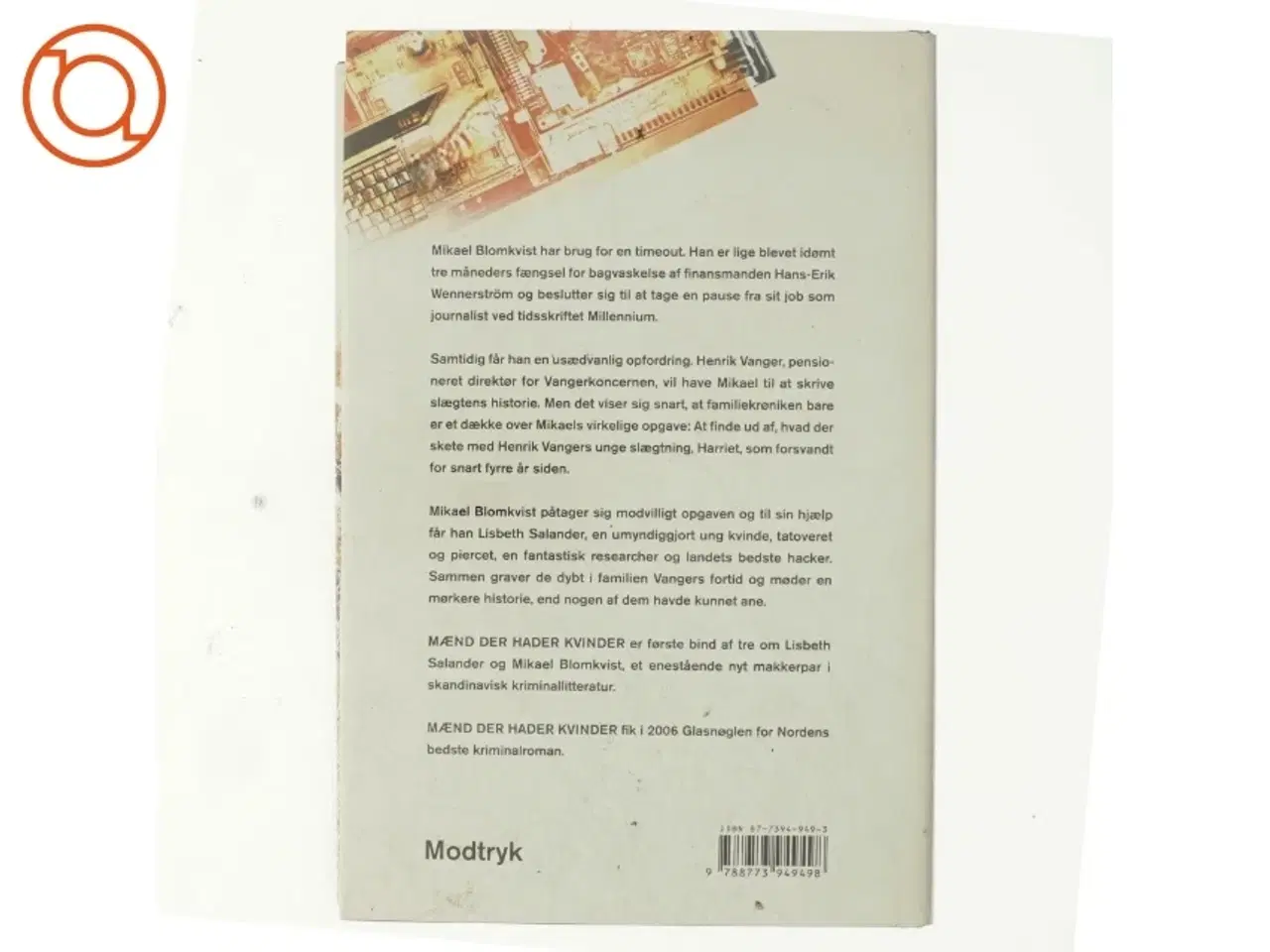 Billede 3 - Maend Der Hader Kvinder af Stieg Larsson (Bog)