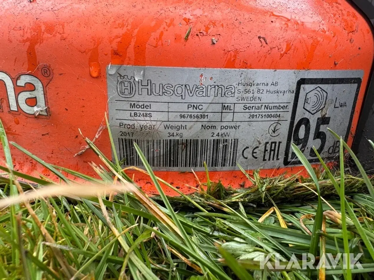 Billede 5 - Græsslåmaskine Husqvarna LB 248S 650EXI