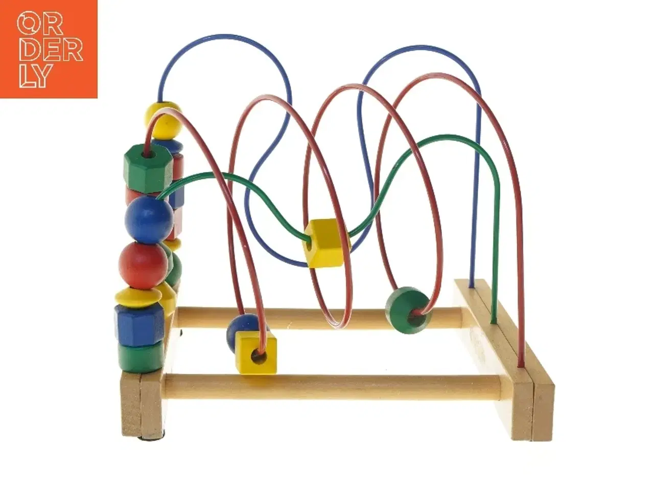 Billede 1 - Perlespiral træ legetøj (str. 31x25x22 cm)