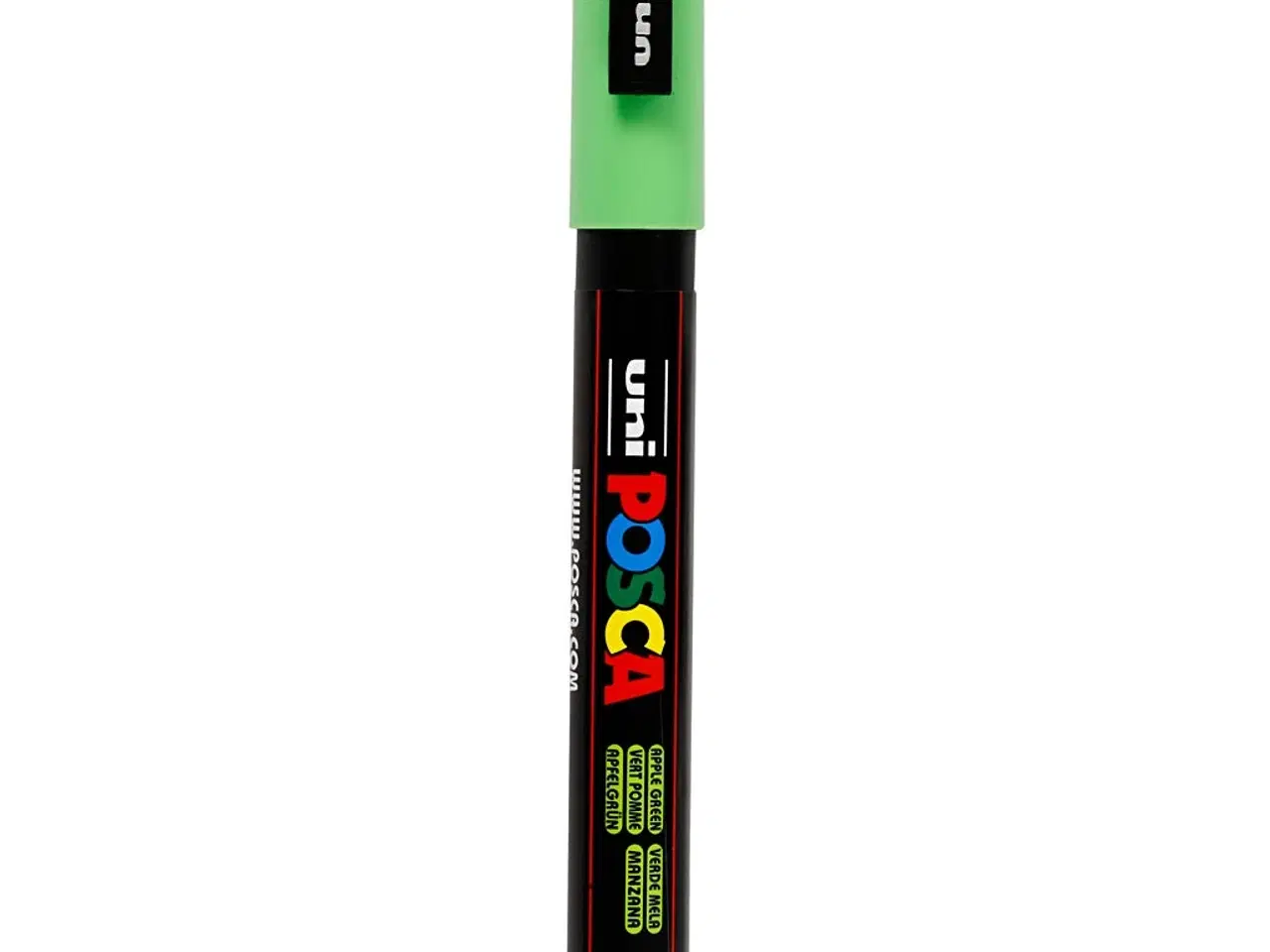 Billede 1 - Posca Tusch, PC-3M, streg 0,9-1,3 mm, apple green, 1 stk.