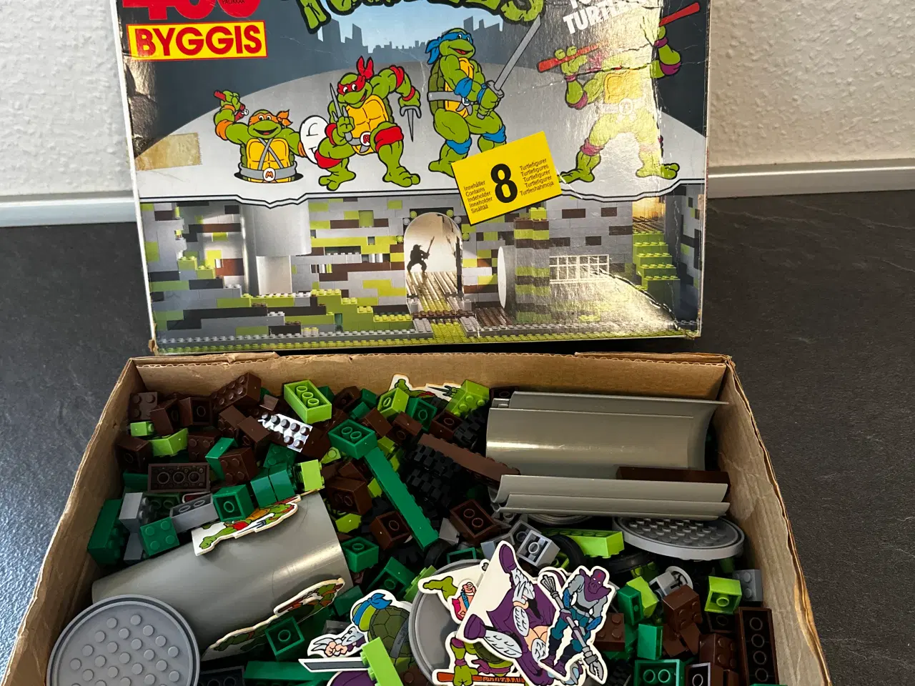 Billede 2 - Teenage Mutant Hero Turtles klodser Byggis 400