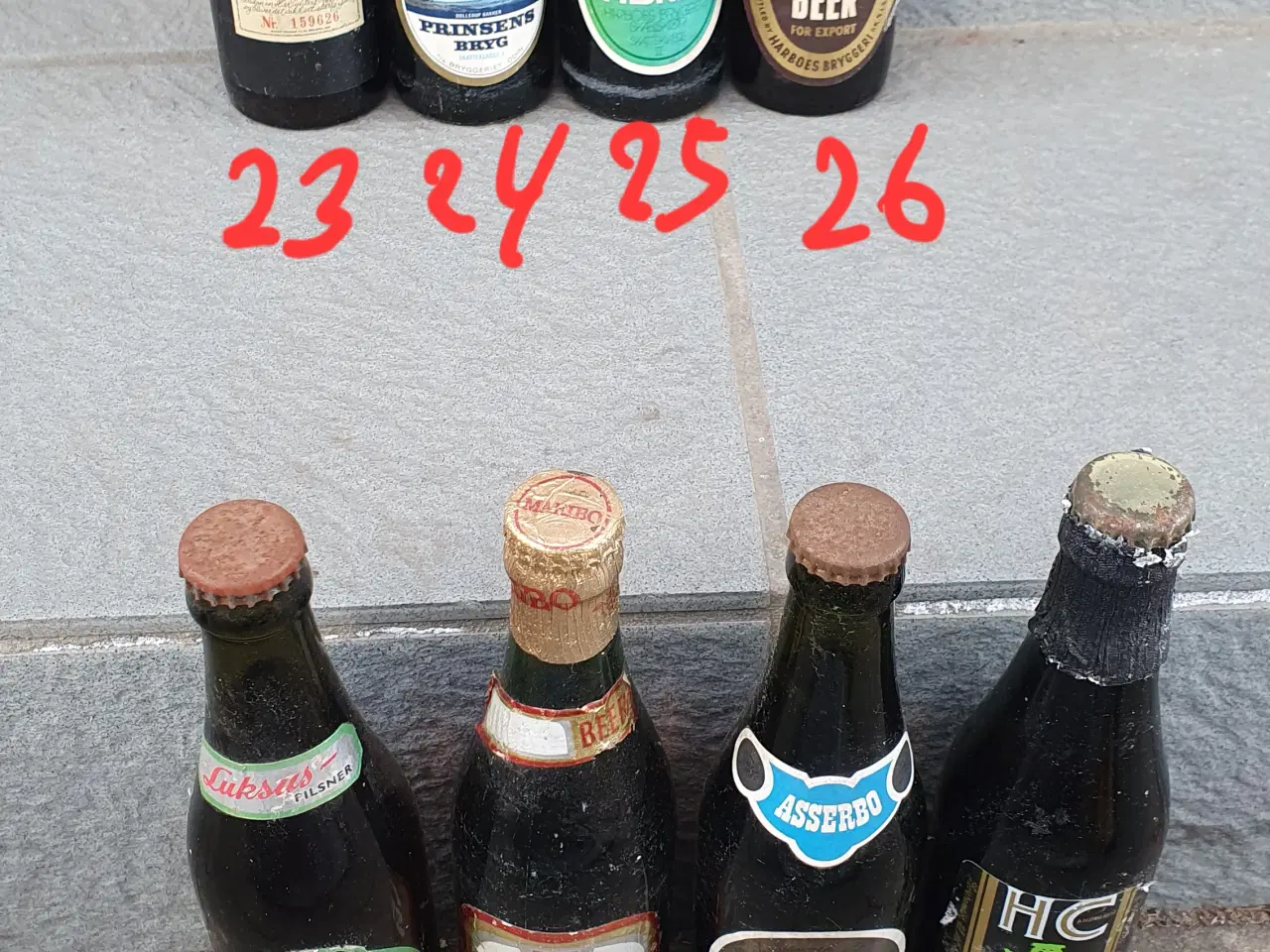 Billede 3 - Vintage, ældre øl flasker og dåser