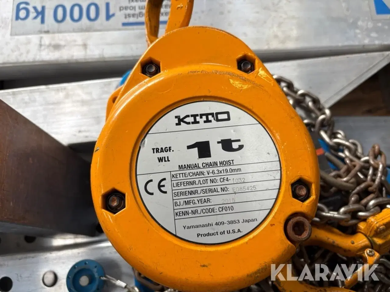 Billede 12 - Portalkran Schilling 1321040 - 1000kg