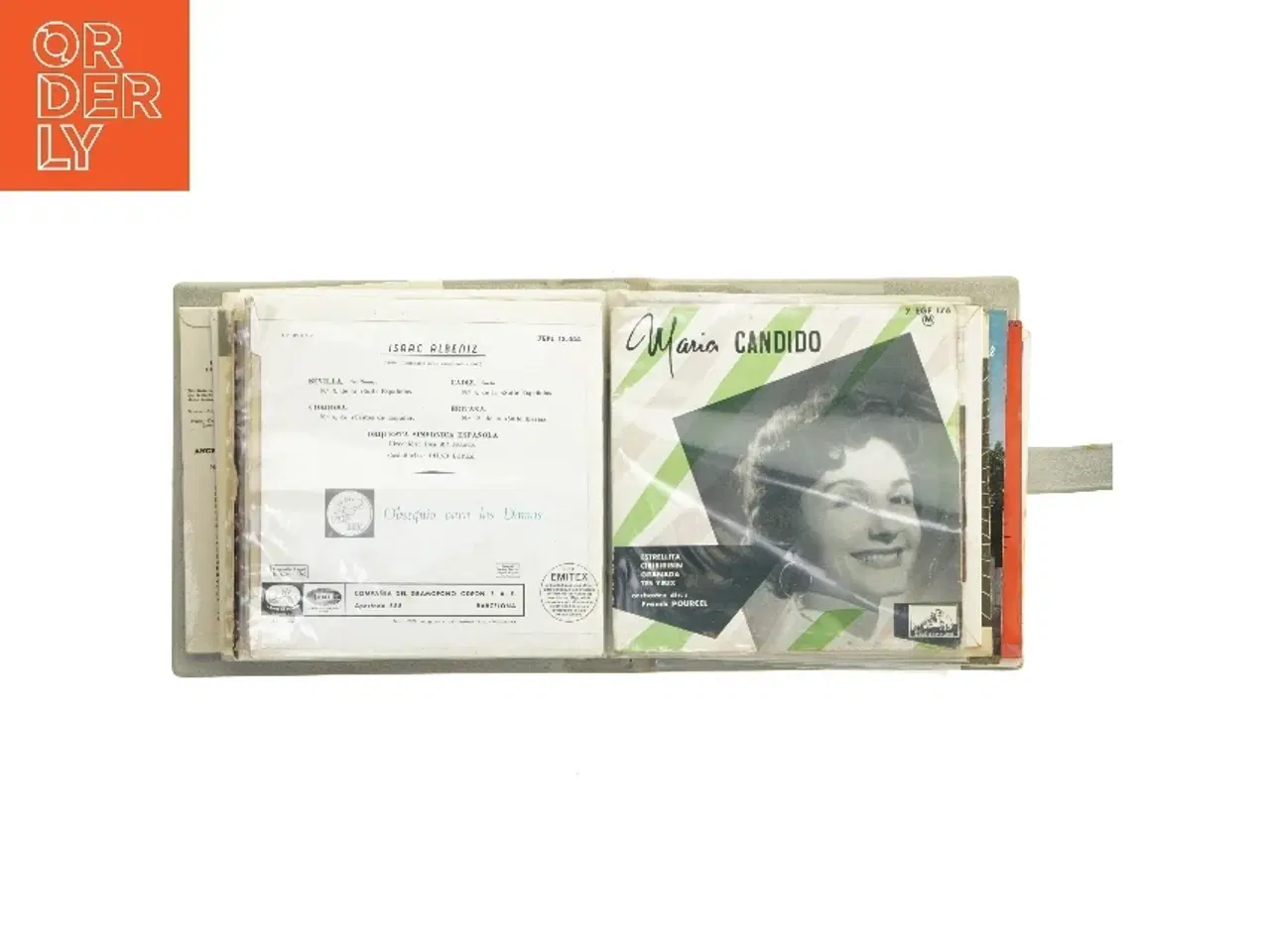 Billede 6 - Vintage vinyl opbevaringsmappe til LP singler fra Neptusan (str. 20x20x6 cm)