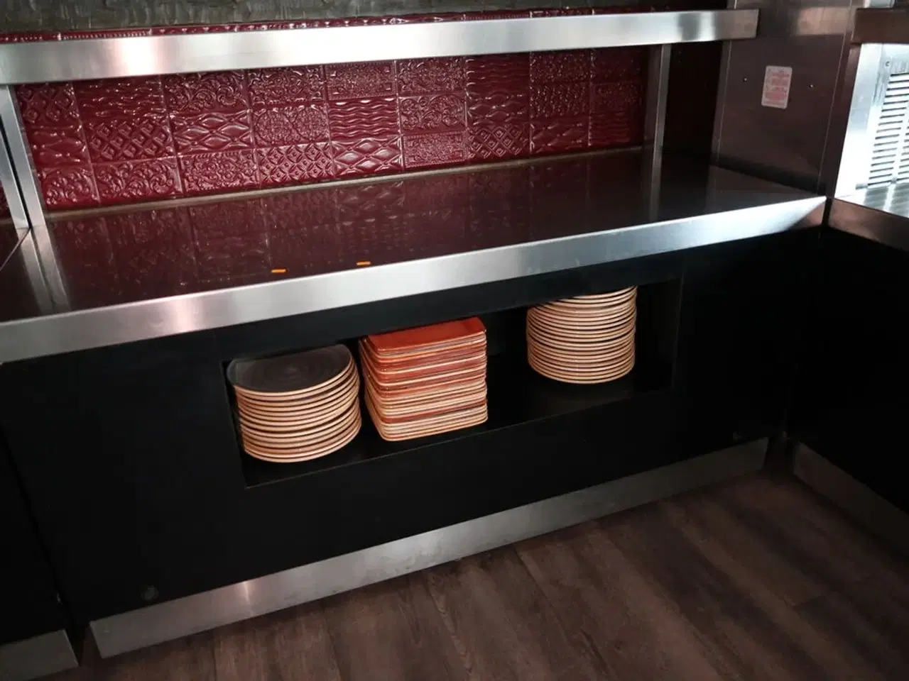 Billede 3 - Bar-/serveringsstation i rustfrit stål (integreret modul)