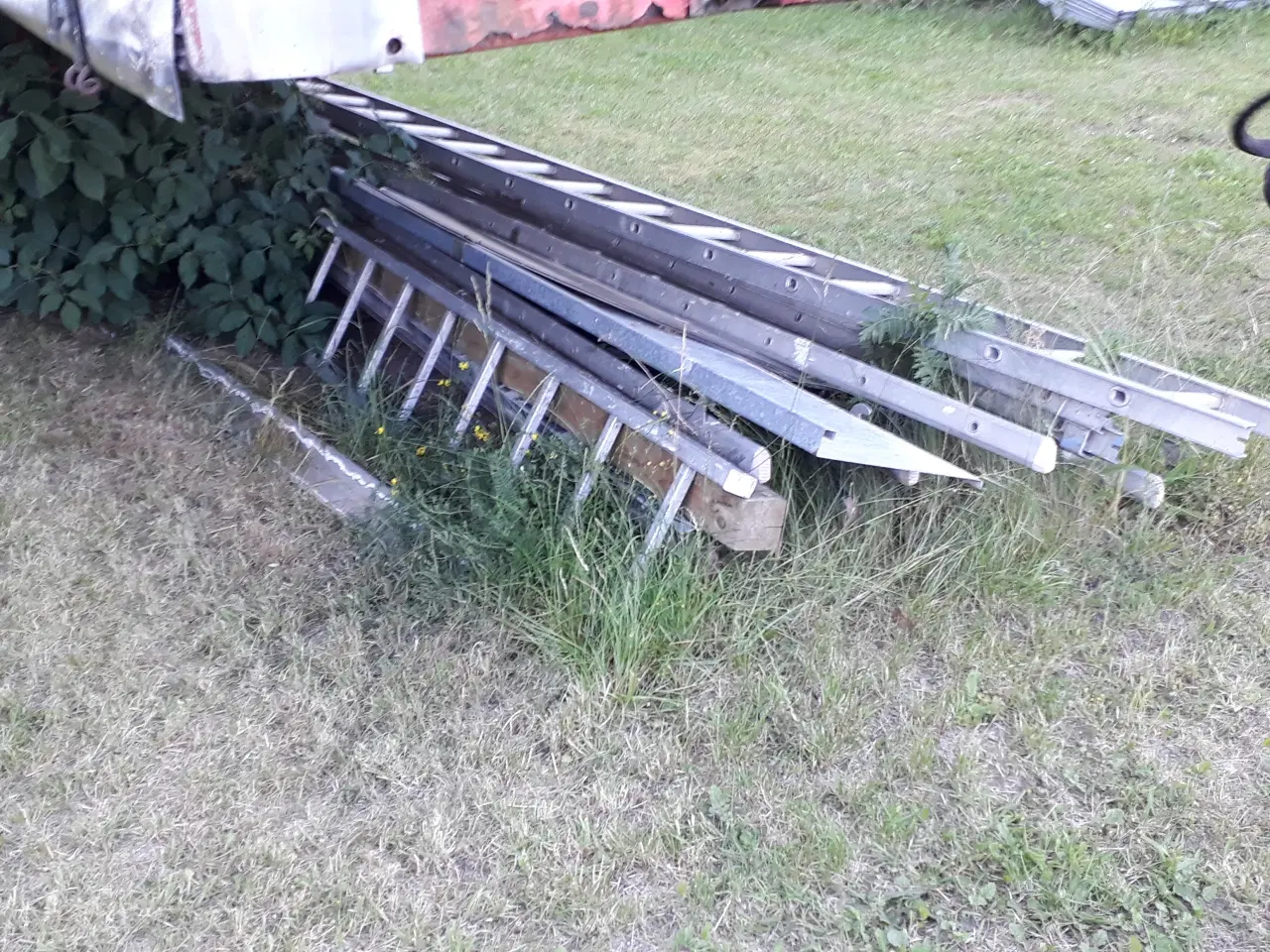 Billede 4 - Diverse stiger i Træ, Jern, og Allu. 2-8 meter, 