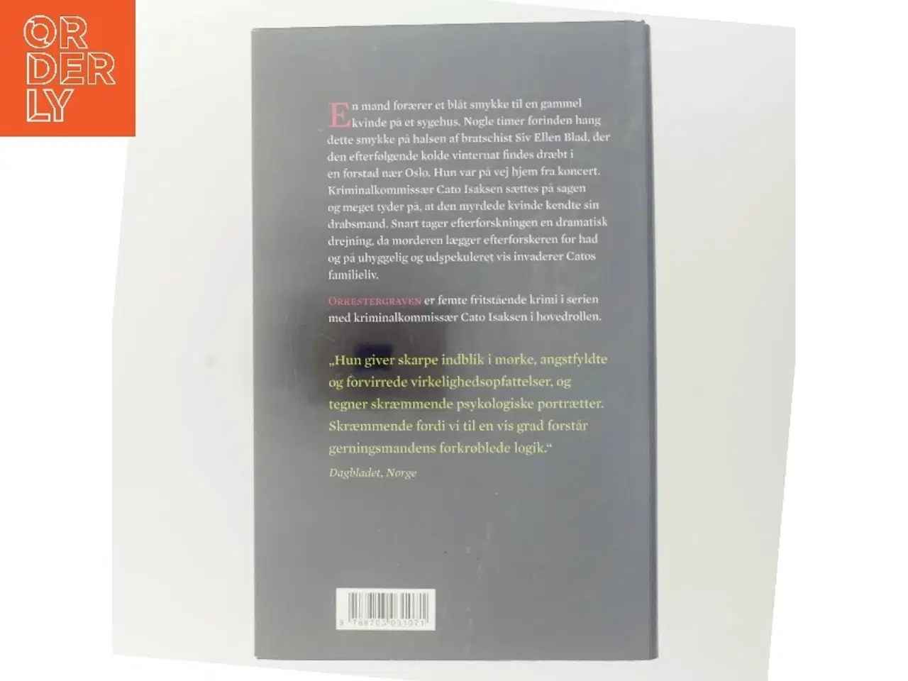 Billede 3 - Orkestergraven : krimi af Unni Lindell (Bog)