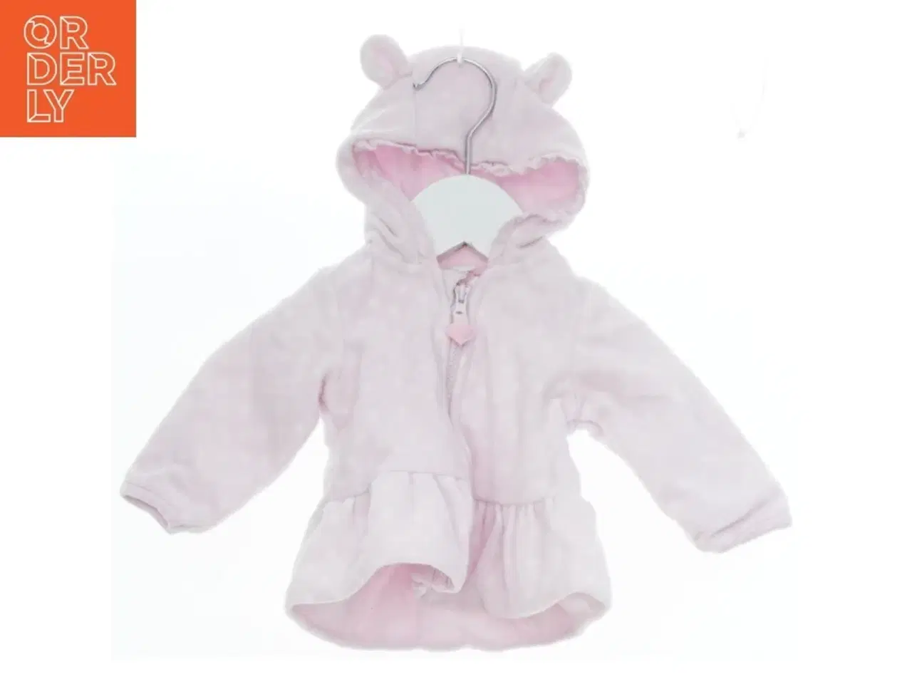 Billede 1 - Baby fleecejakke med hætte og ører fra H&M (str. 56)