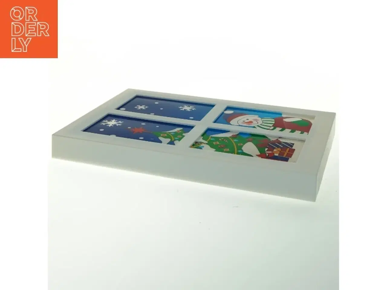 Billede 2 - Dekorativt vindue med lys fra Rohs (str. 30x22x3,5 cm)