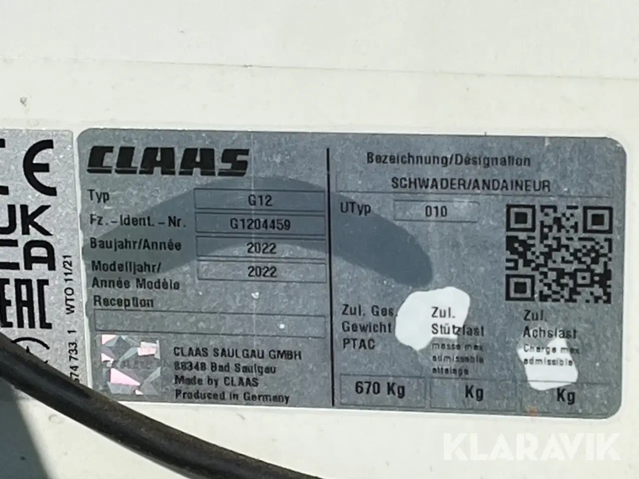 Billede 7 - Rotorriver Claas LINER 450 G12