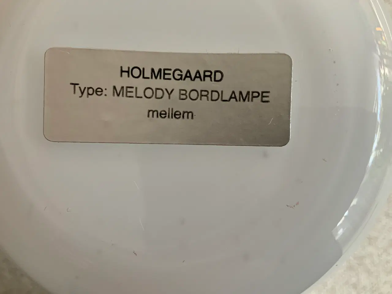 Billede 4 - Holmegård lampe
