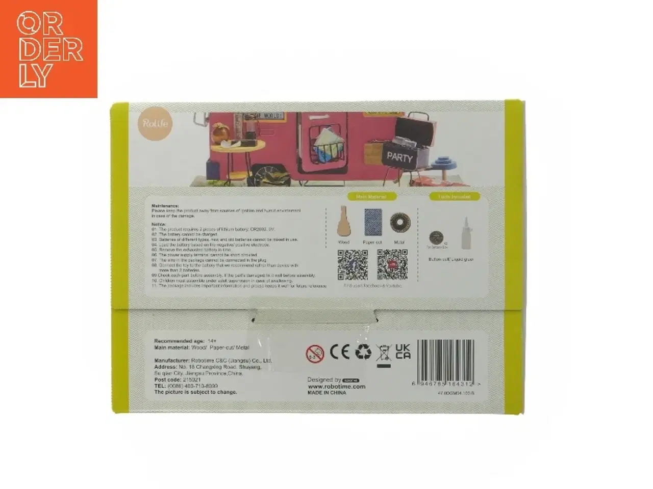 Billede 5 - DIY miniature house Camping Vogn(str. 5x27,5x20 cm)