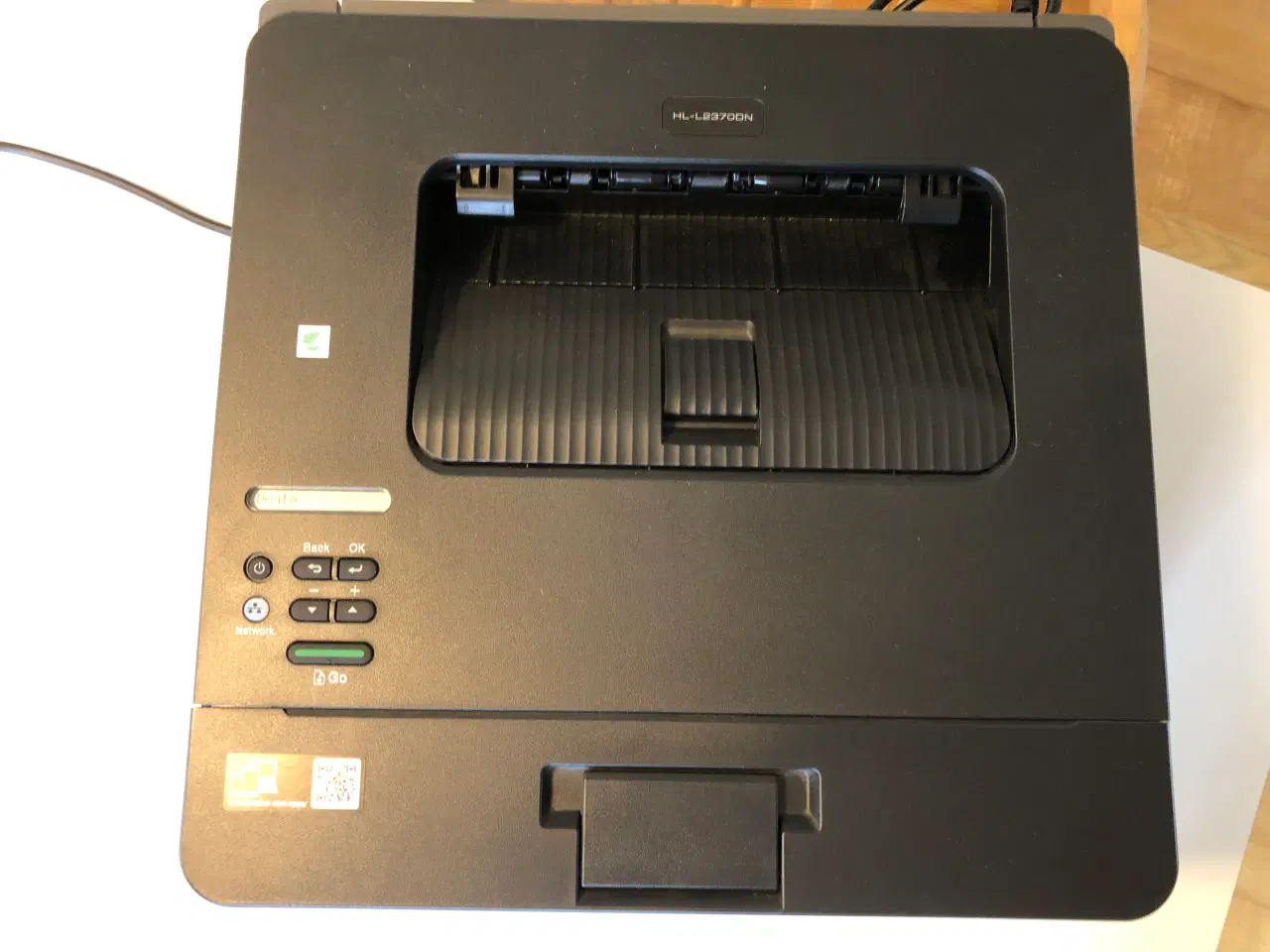 Billede 3 - Brother HL-L2370DN laserprinter sort/grå