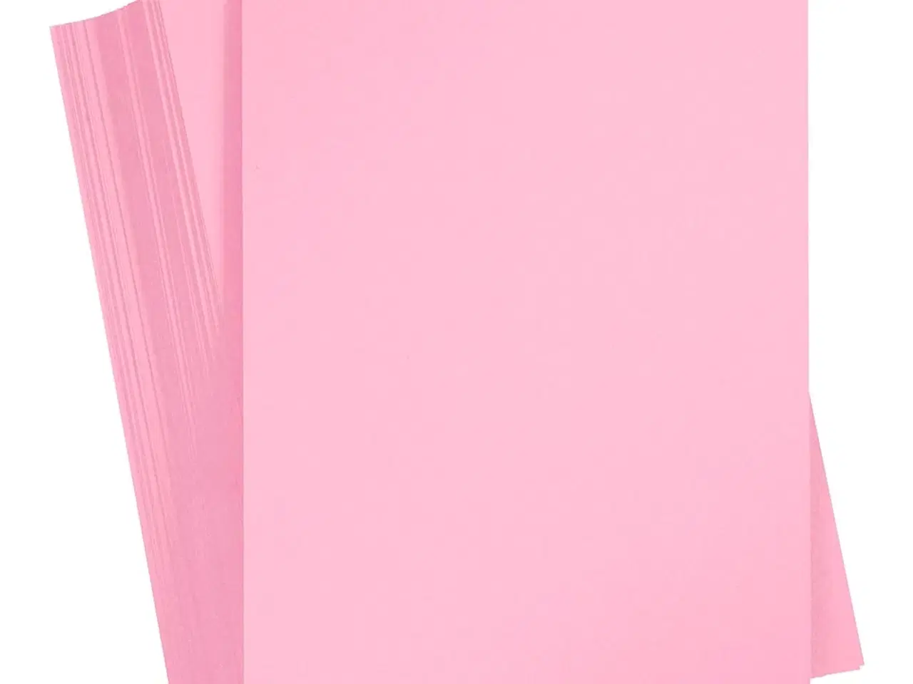 Billede 1 - Lys Pink A4 Karton 180g - 100 Ark til Kreative Projekter