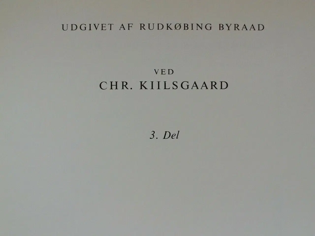 Billede 2 - rudkøbing topografi og bystyre 1760-1970 3. del, a