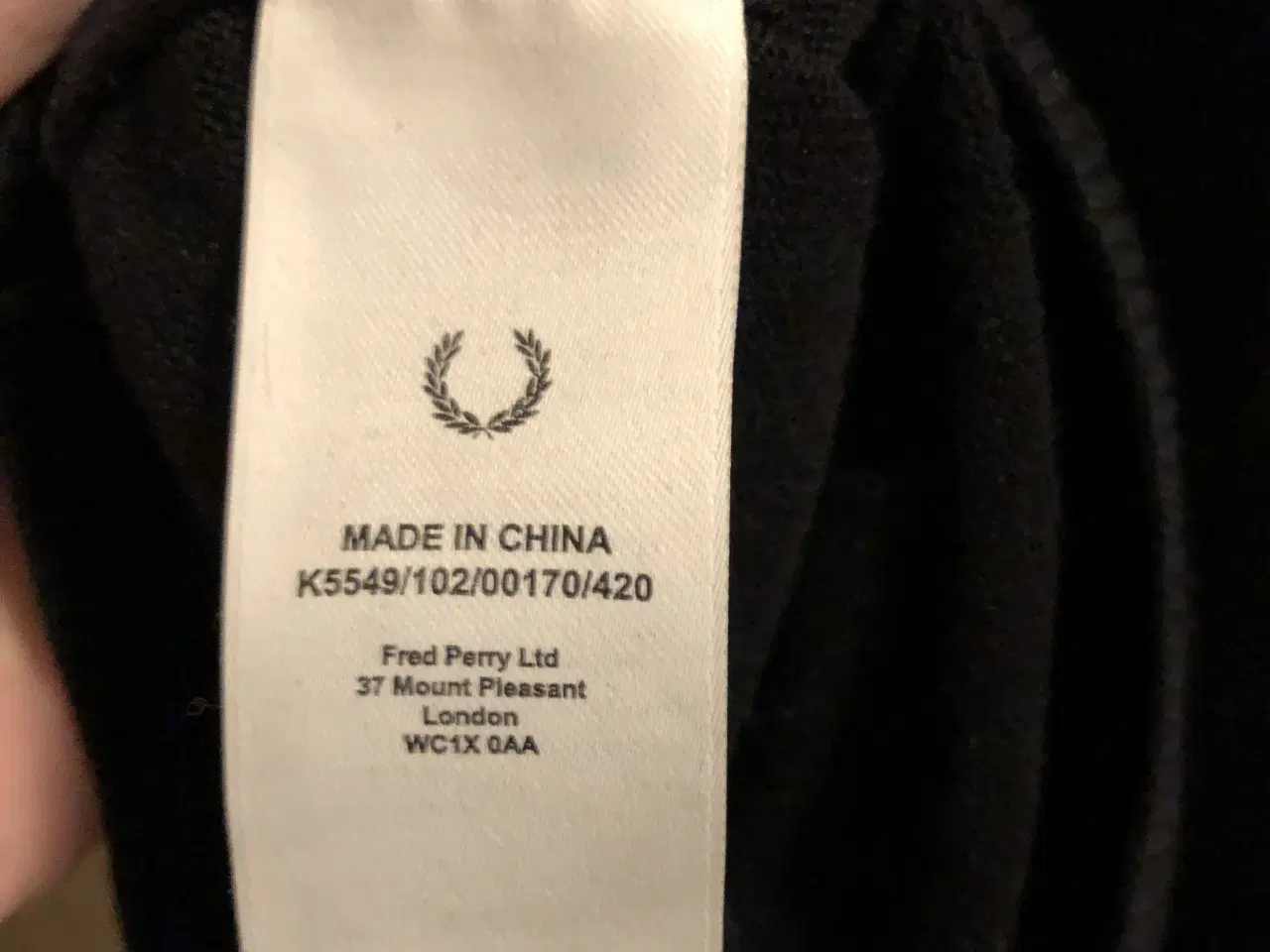 Billede 5 - Fred Perry striktrøje Str M