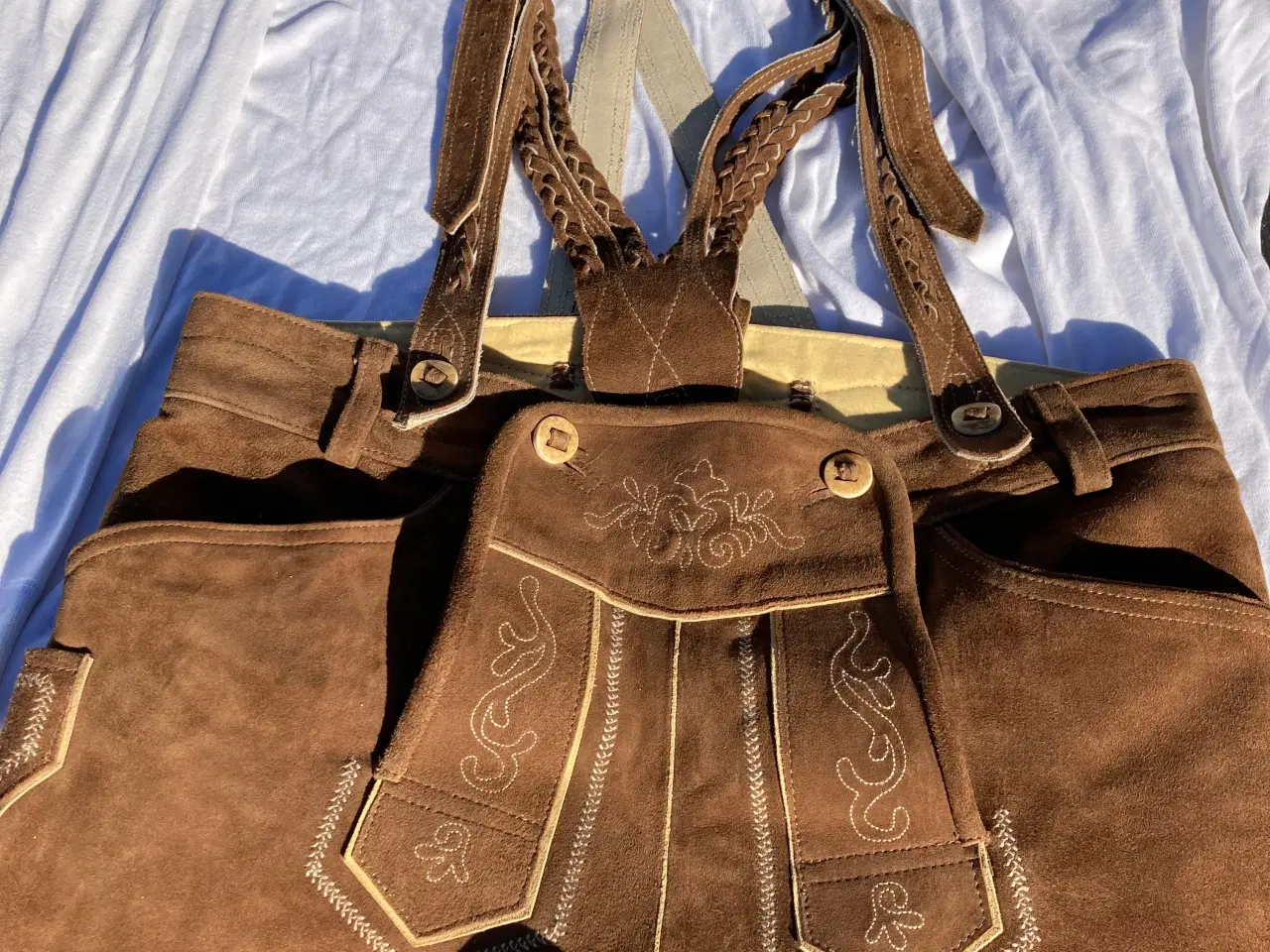 Billede 2 - Lederhosen ægte bayriske,til Bierfest- Oktoberfest
