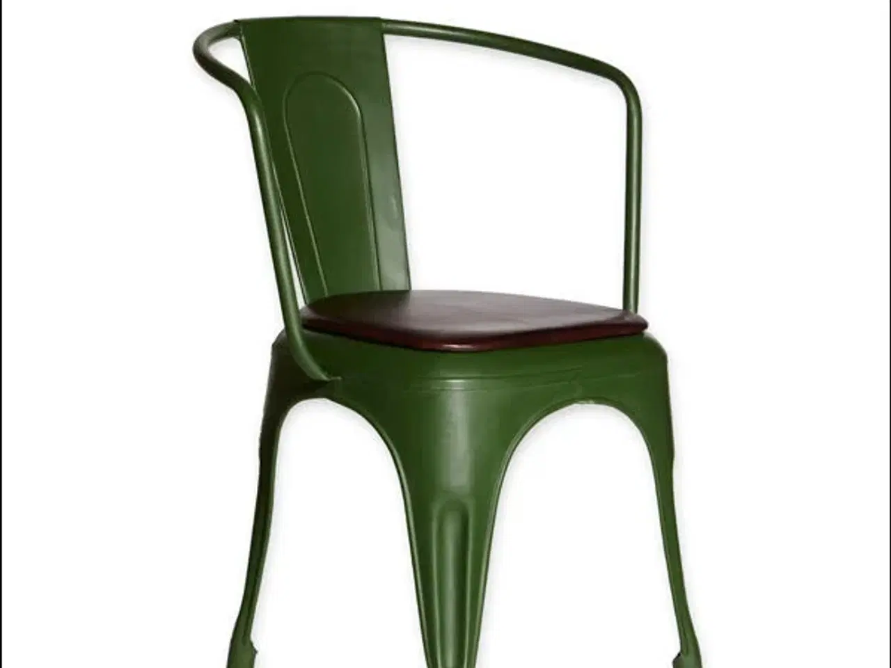 Billede 3 - 96 stk. Industrielle jernstole med armlæn