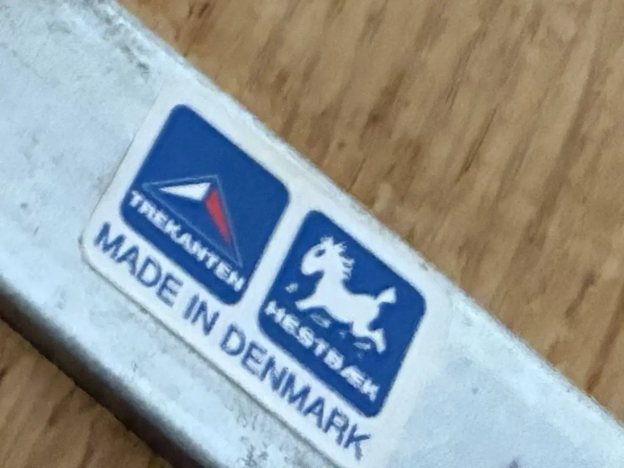 Billede 3 - Massivt sæbeh. eg med stål stel fra Hestbæk