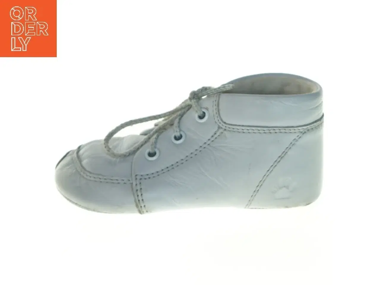 Billede 1 - Brugte baby sko i hvidt læder fra Skofus (str. 21)