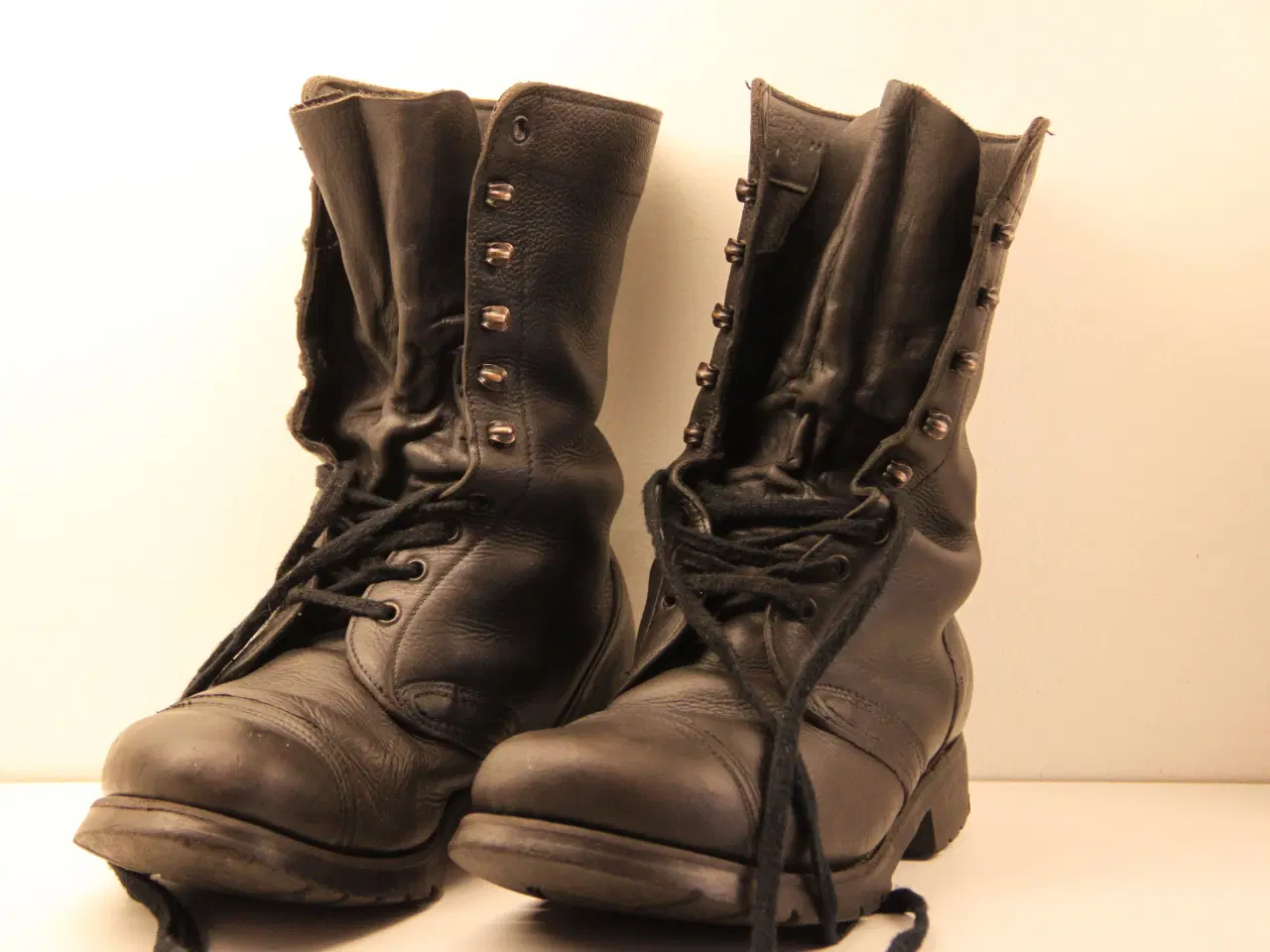 Billede 6 - Læderstøvler ( Militær DK)