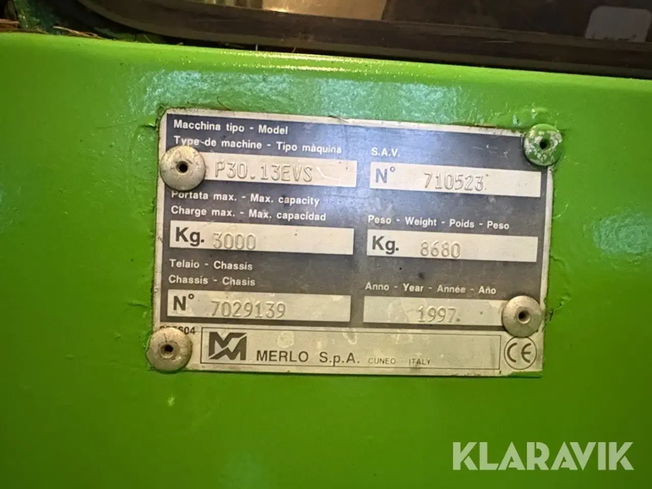 Billede 8 - Teleskoplæsser Merlo P30.13EVS