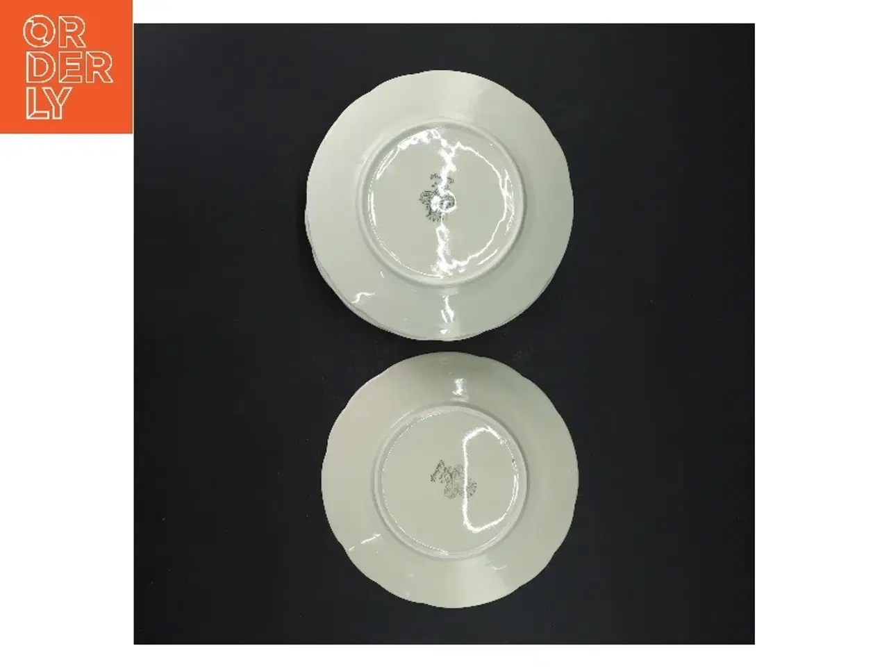 Billede 2 - Porcelænstallerkener med guldkant fra Edelweiß (str. Ø 15,5 cm)