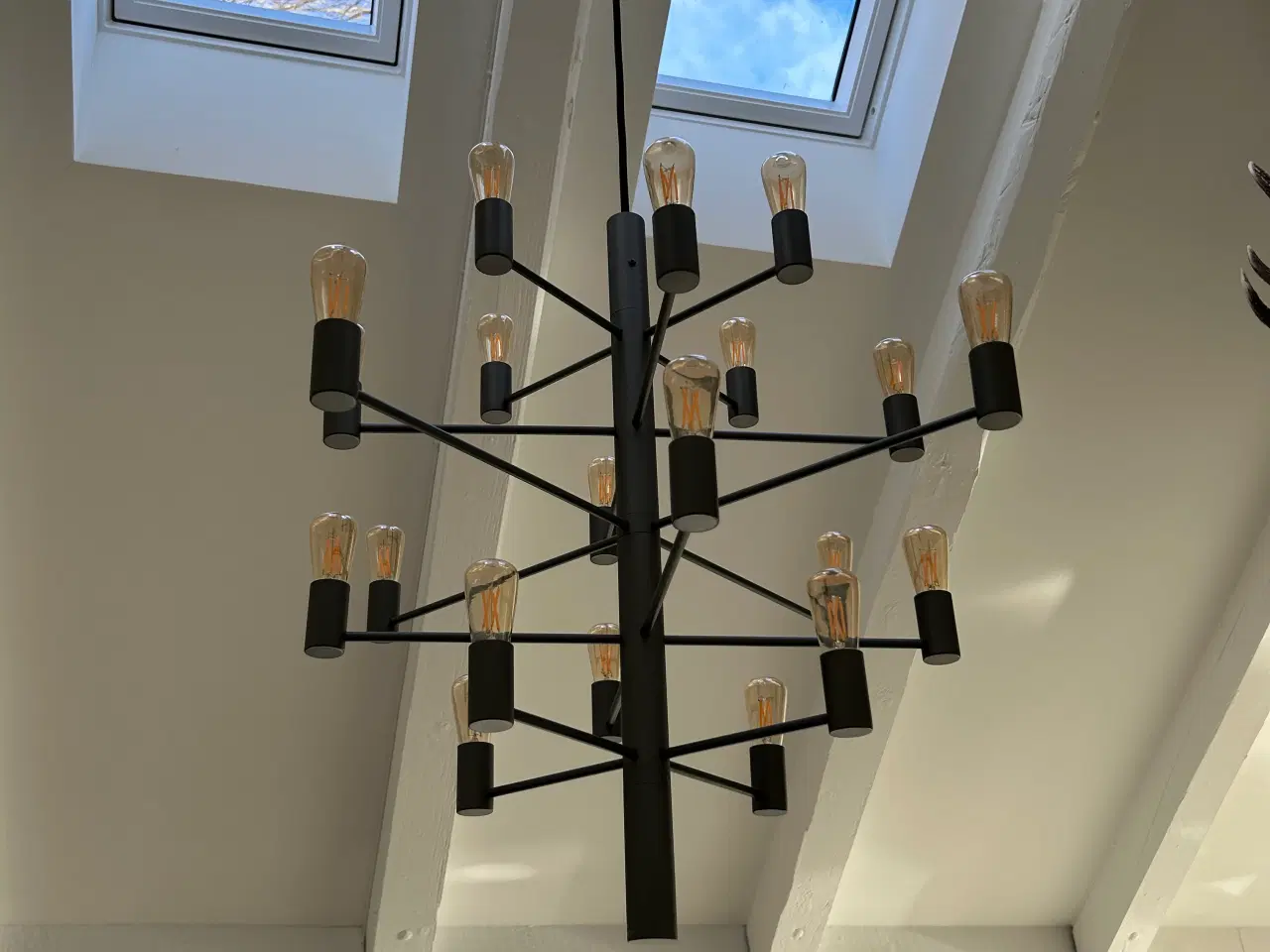 Billede 2 - Herstal Manola 20 koksgrå lysekrone