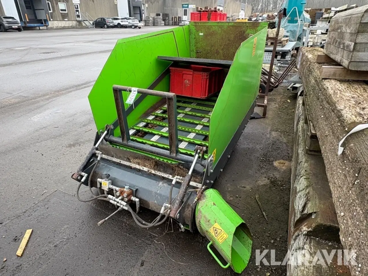 Billede 1 - Halm udlægger