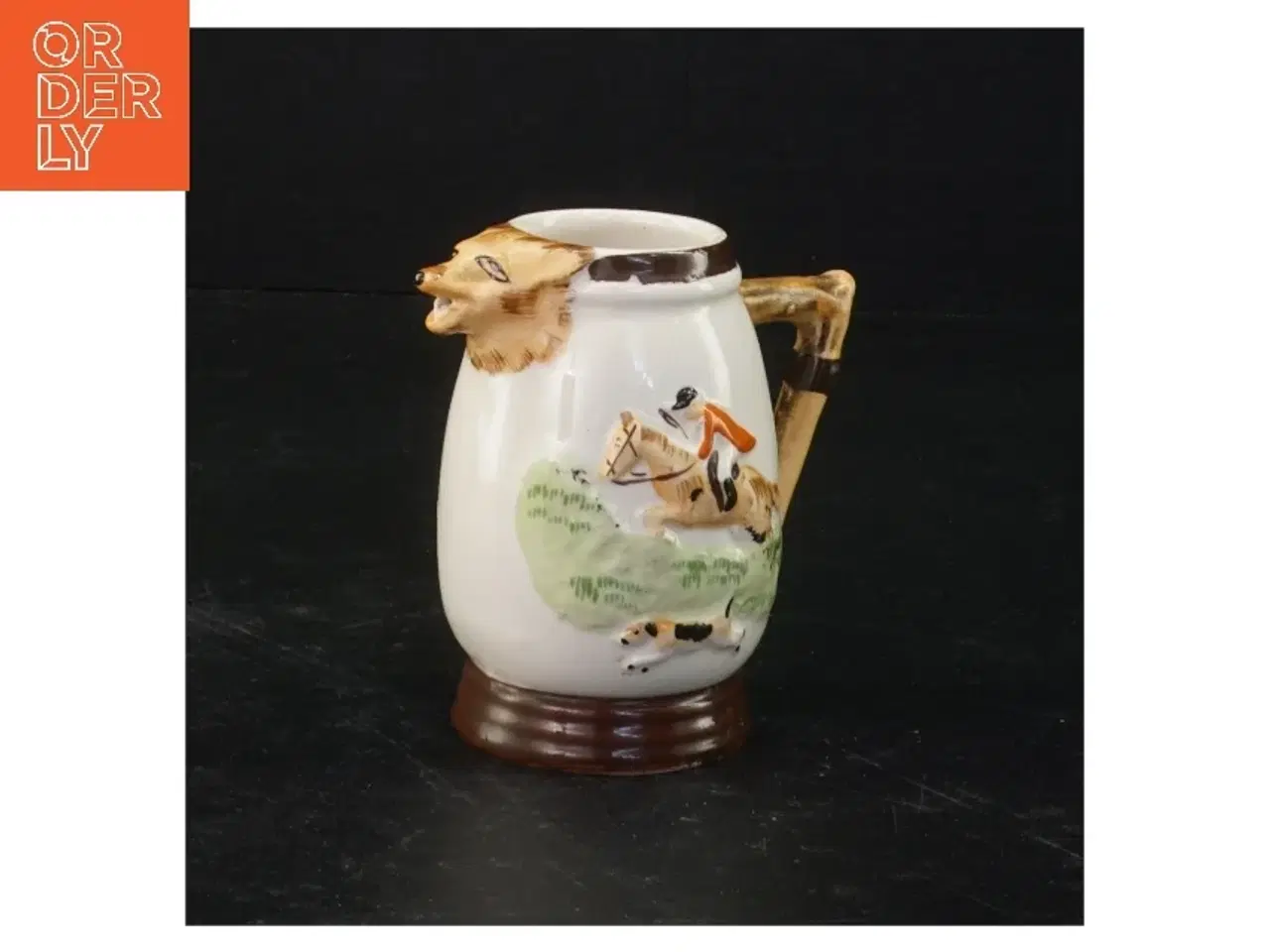 Billede 1 - Keramik kande formet som en ræv (str. 8,5 x 9 x 6 cm)