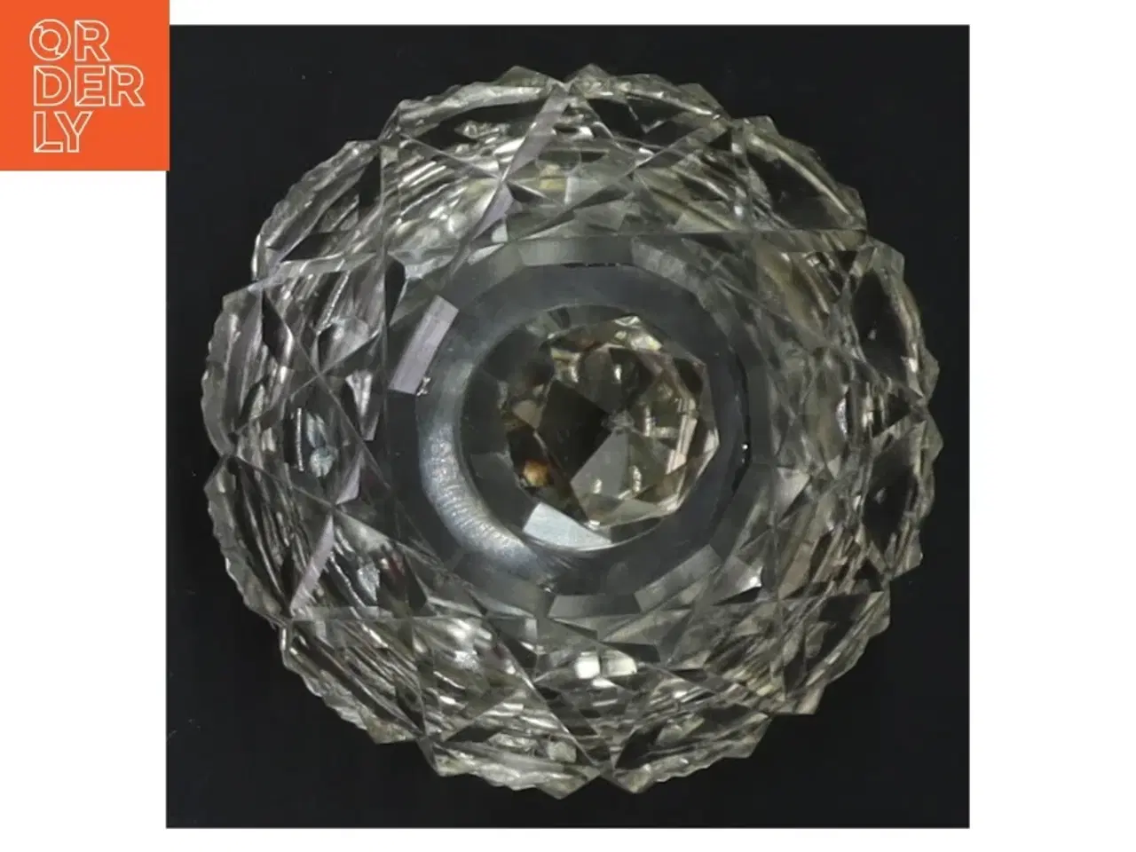 Billede 2 - Beholder i krystalglas med låg (str. Ø 7 cm)