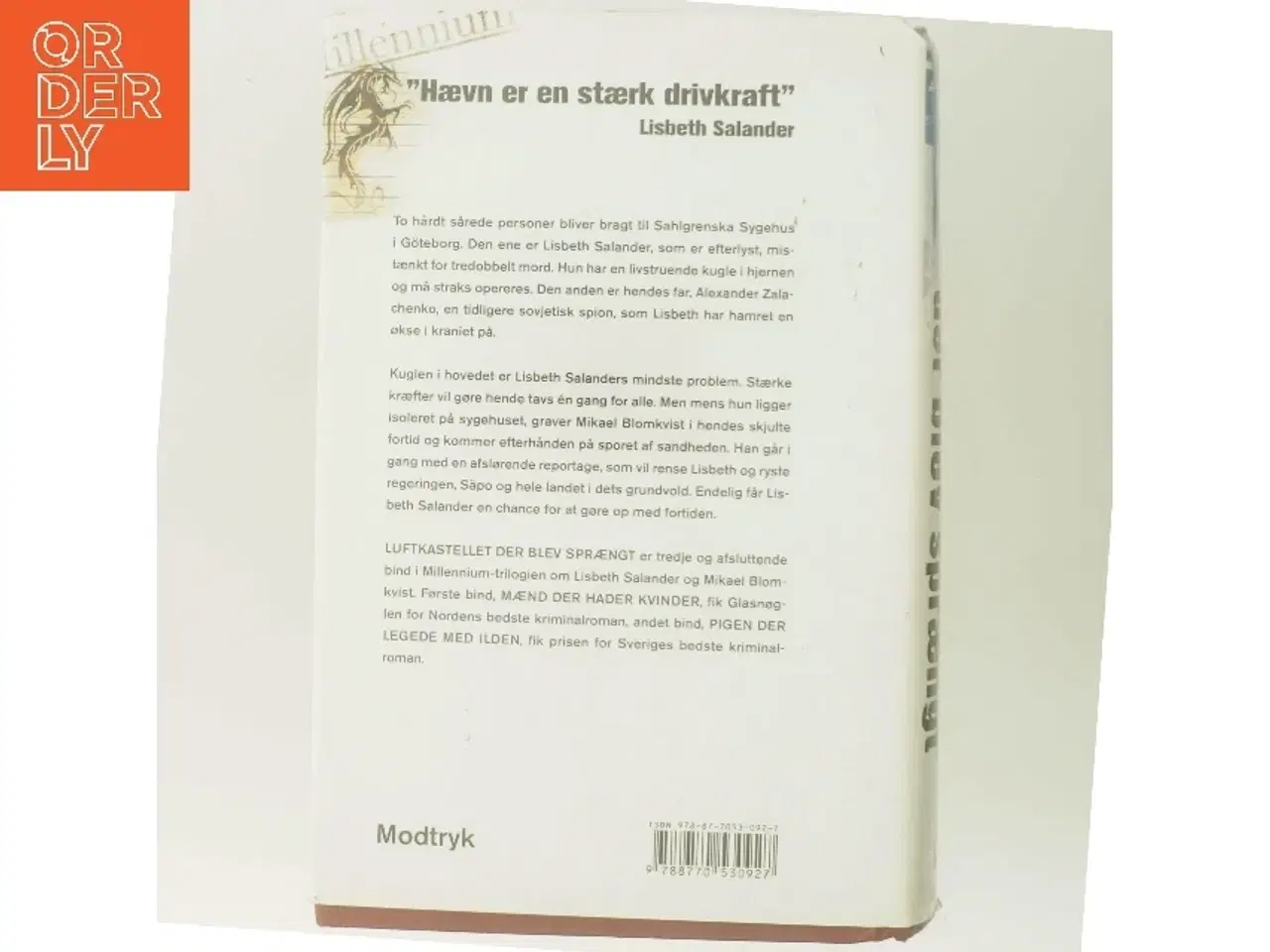 Billede 3 - Luftkastelletderblevsprngt Stir up a Hornets' Nest of Girl. Shi Dige Larsen. the Danish Original. Hardcover](chinese Edition) af Stieg Larsson (Bo