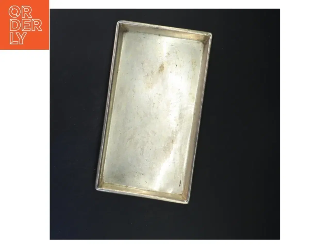 Billede 3 - Rektangulær metalbakke (str. 26x15x4 cm)