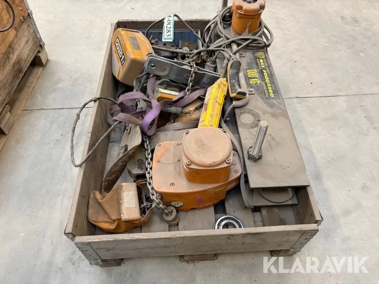 Billede 4 - Kædetalje med løbekat Kito 1 ton