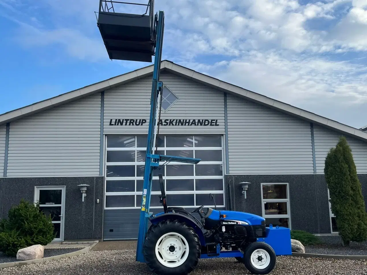 Billede 7 - New Holland TN55D Med Byggelift