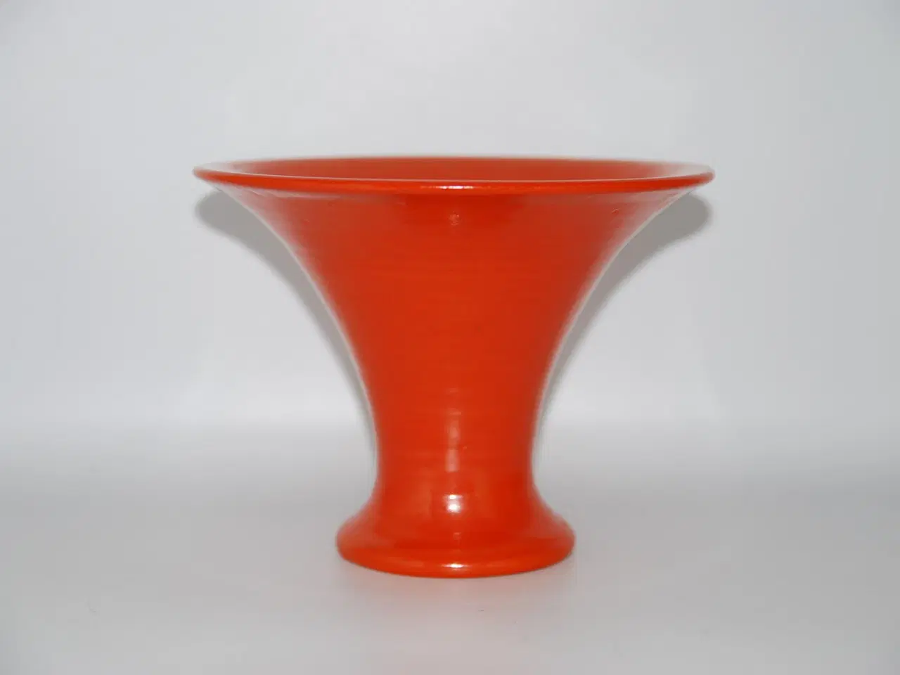 Billede 1 - Orange vase fra Lindelse Keramik 