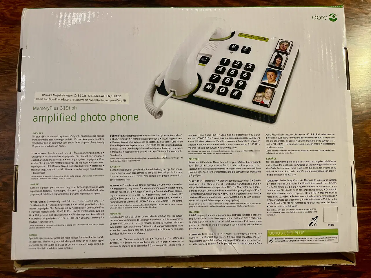 Billede 7 - Doro MemoryPlus 319ph telefon